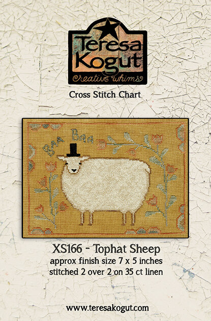 Tophat Sheep - Cross Stitch Pattern