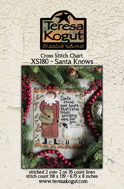 Santa Knows - Cross Stitch Pattern