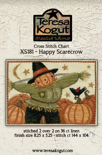 Happy Scarecrow - Cross Stitch Pattern