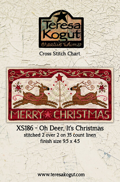 Oh Deer, it's Christmas! - Cross Stitch Pattern