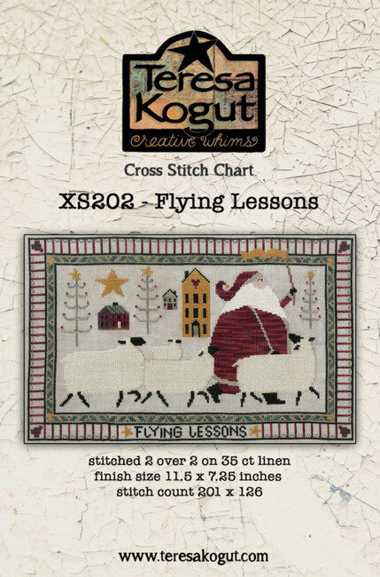Flying Lessons - Christmas Cross Stitch Pattern