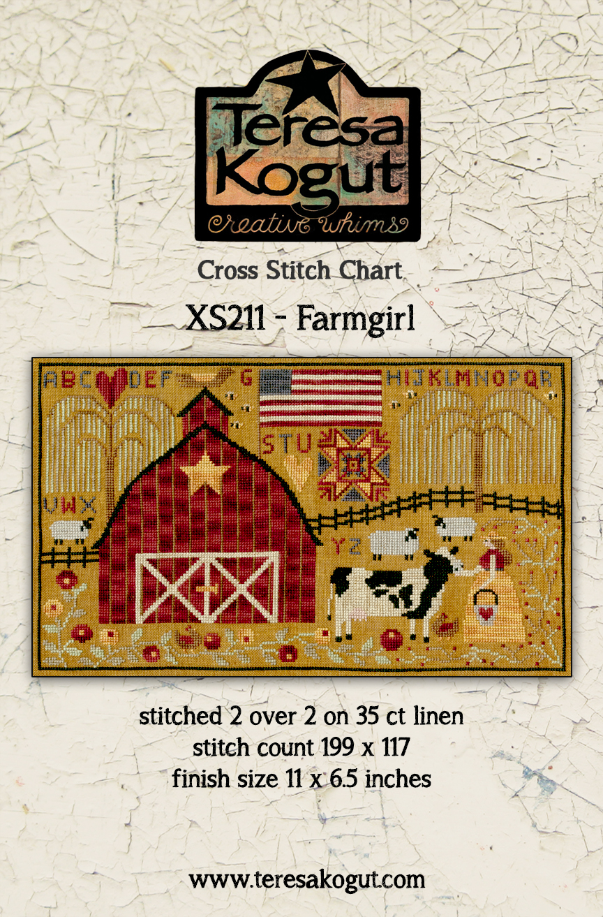 Farmgirl - Cross Stitch Pattern