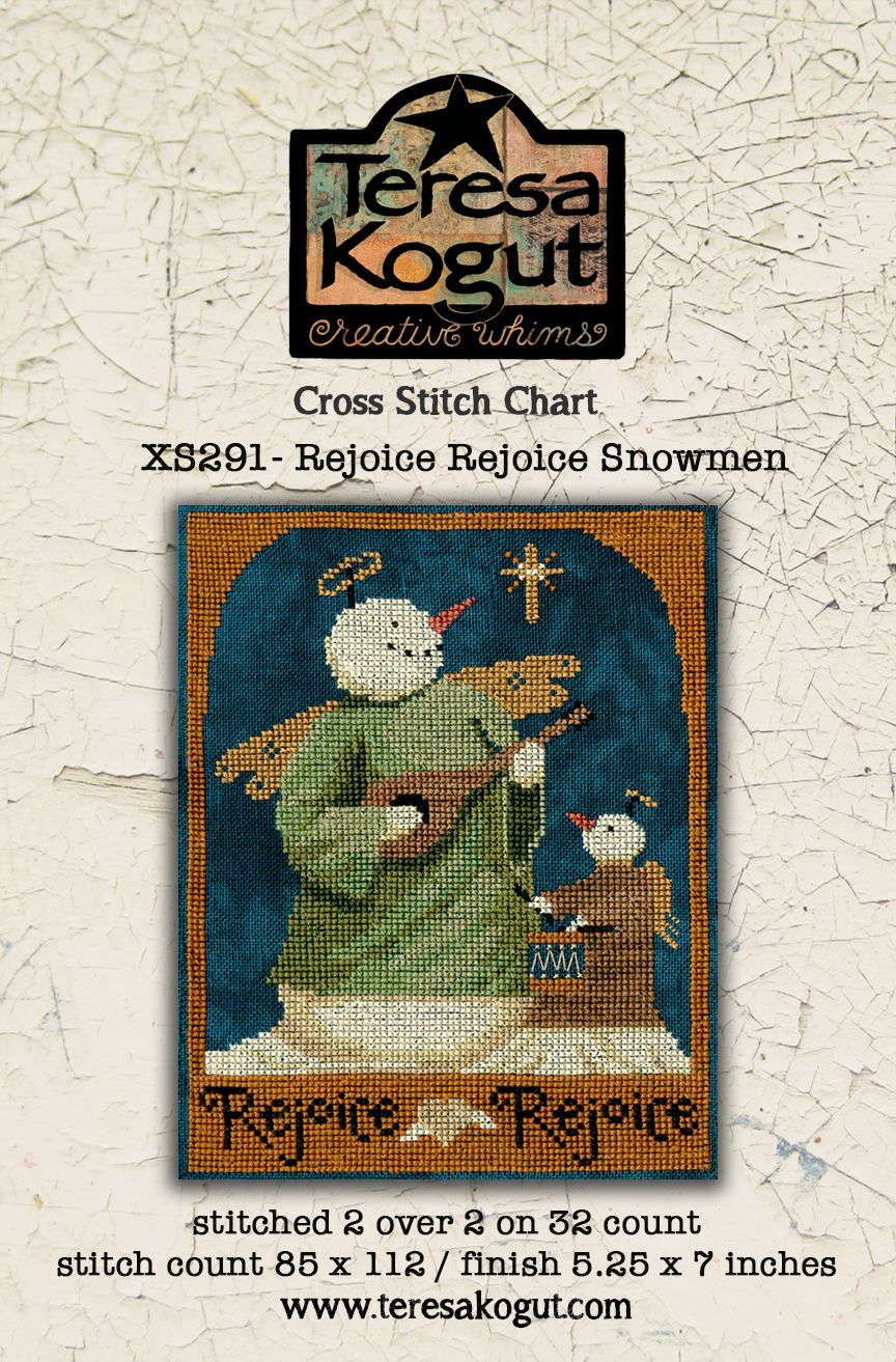 Rejoice Rejoice Snowman - Cross Stitch Pattern
