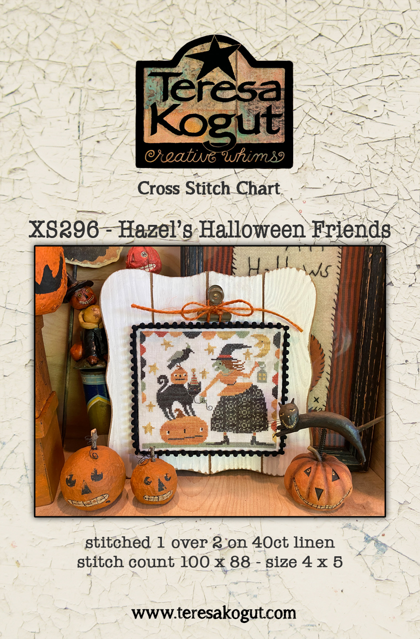 Hazel's Halloween Friends - Cross Stitch Pattern