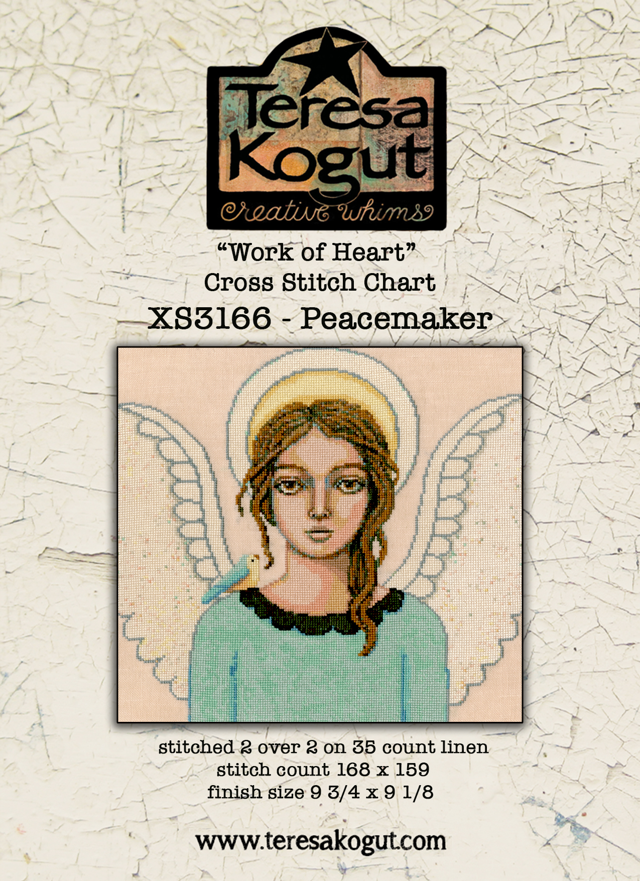 Peacemaker - Work of Heart - Cross Stitch Pattern