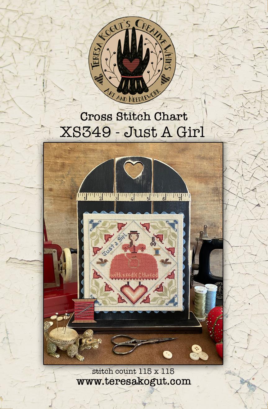 Just A Girl - Cross Stitch Pattern