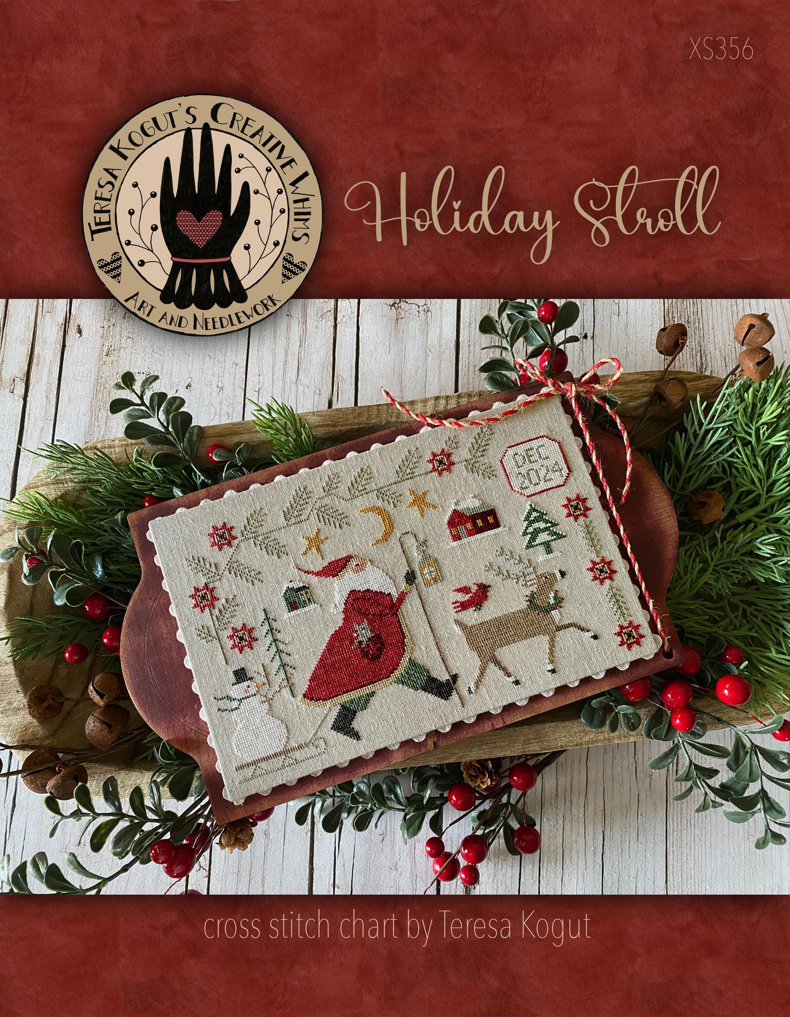 Holiday Stroll - Christmas Cross Stitch Pattern