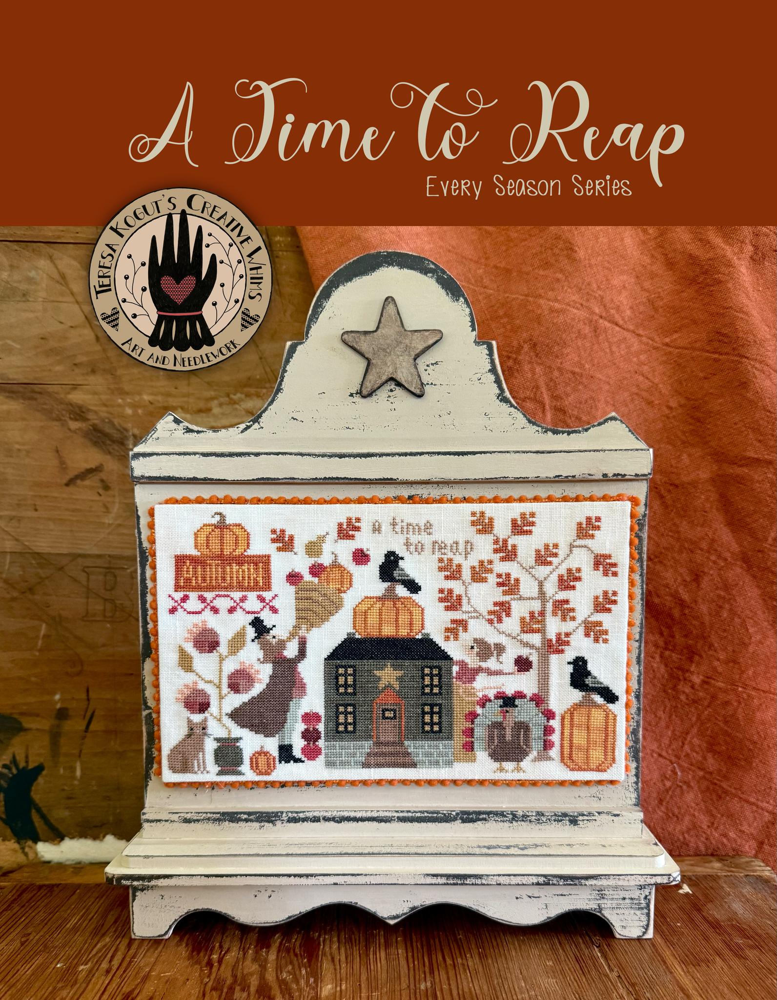 A Time To Reap - Thanksgiving Cross Stitch Pattern