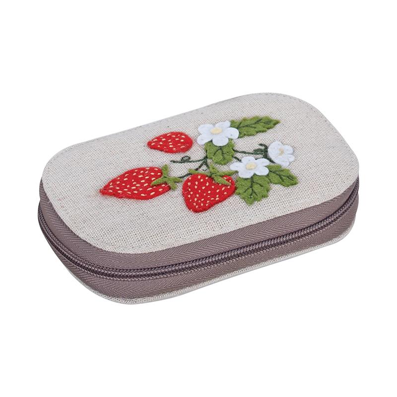 Strawberry Sew Kit Zip Case 