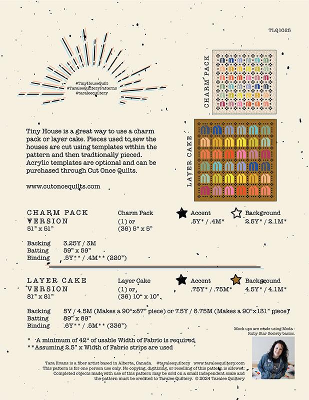 Tiny House - Quilt Pattern