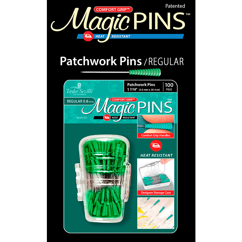 Magic Pins Patchwork Regular 100ct