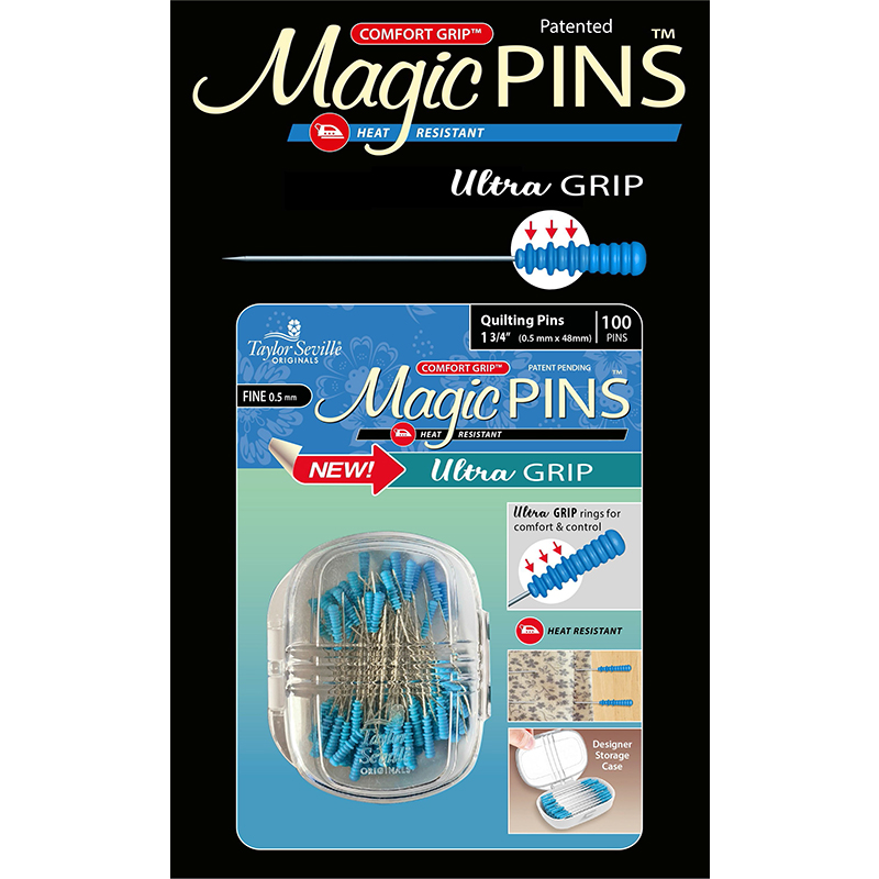 Magic Pins Ultra Grip Quilting 100ct