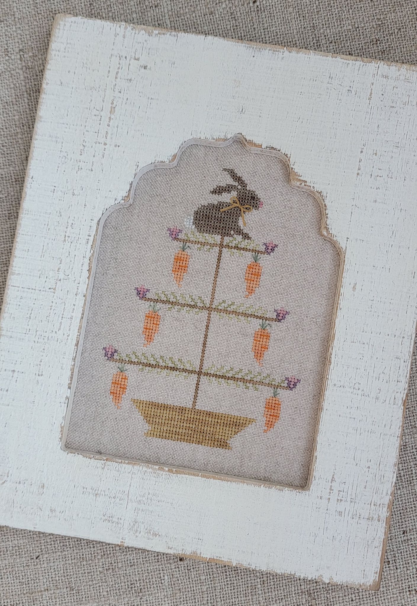Bunny Feather Tree - Cross Stitch Pattern