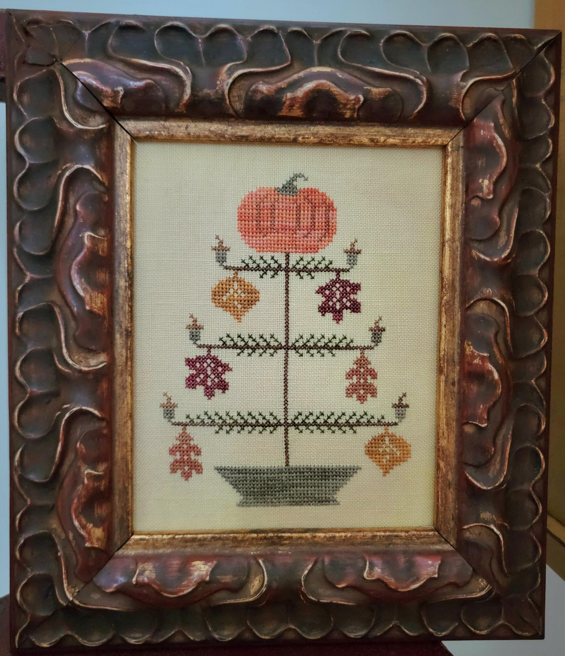 Fall Feather Tree - Cross Stitch Pattern