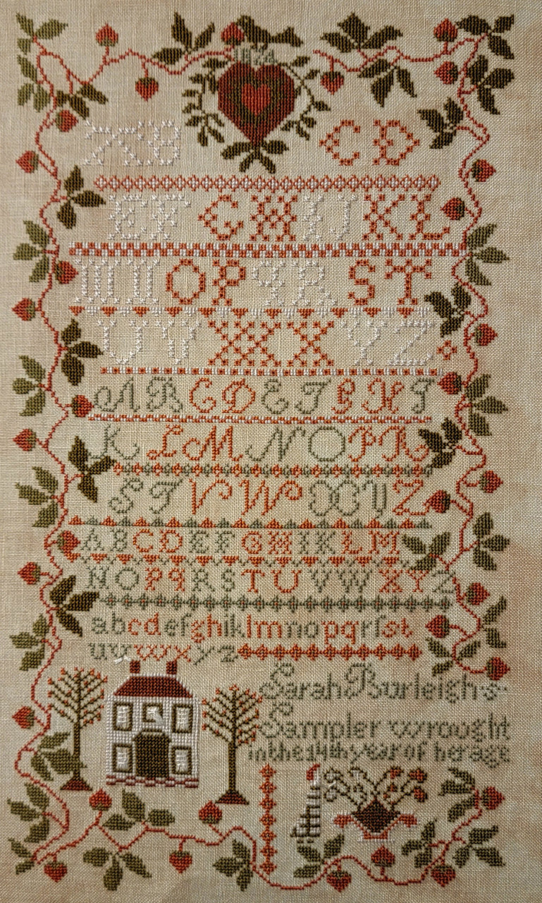 Bicentennial 1824-2024 (Sarah Burleigh's Sampler)-Cross Stit