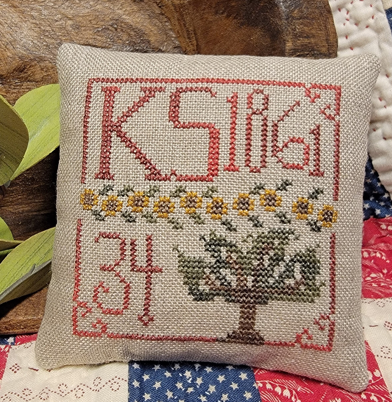 Statehood Splendor #43 - Kansas - Cross Stitch Pattern