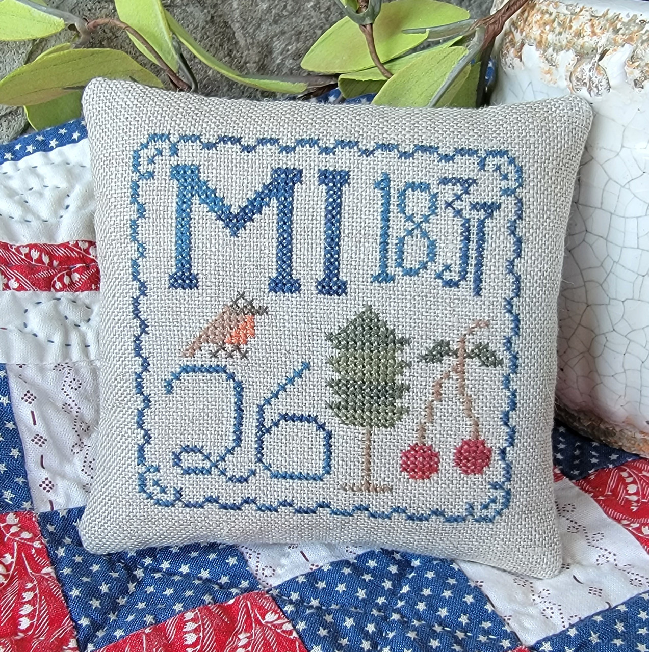 Statehood Splendor #40 - Michigan - Cross Stitch Pattern