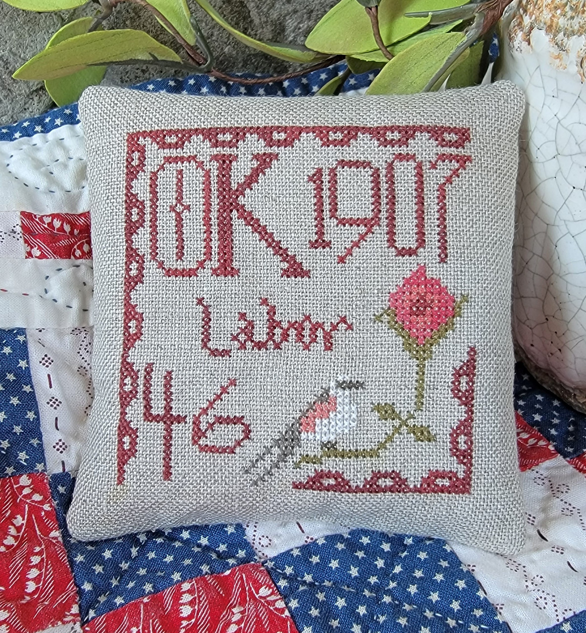 Statehood Splendor #31 - Oklahoma - Cross Stitch Pattern