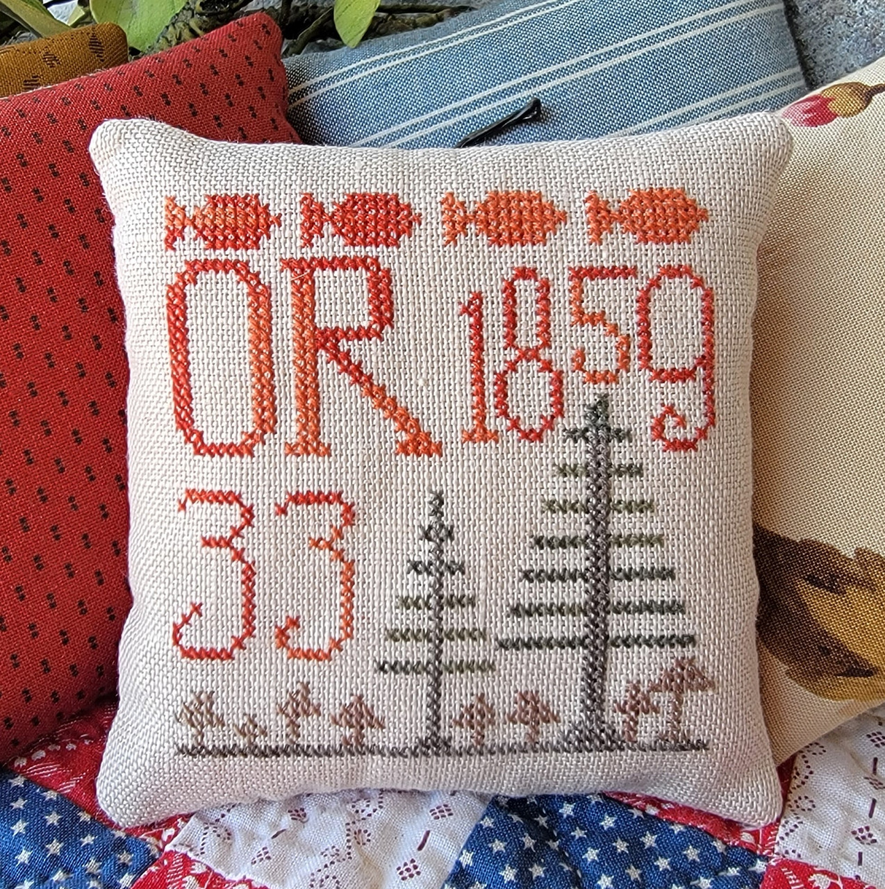 Statehood Splendor #29 - Oregon - Cross Stitch Pattern