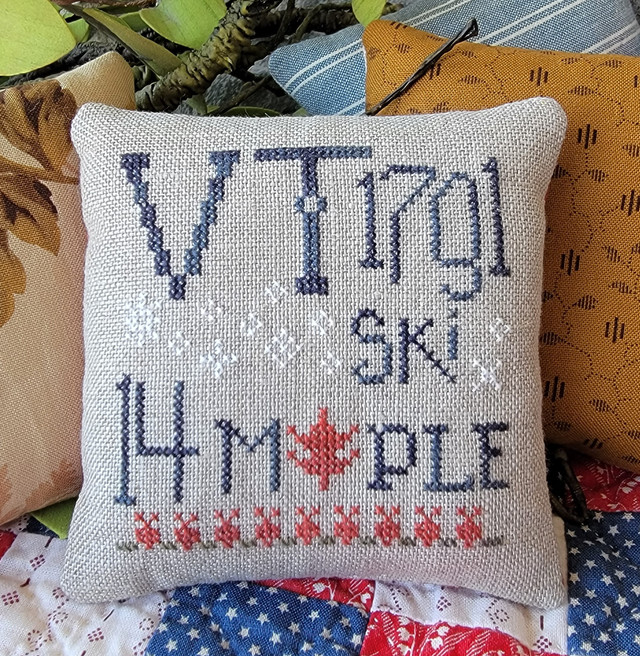 Statehood Splendor #28 - Vermont - Cross Stitch Pattern