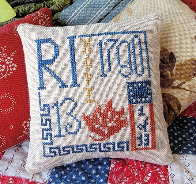 Statehood Splendor #26 - Rhode Island - Cross Stitch Pattern
