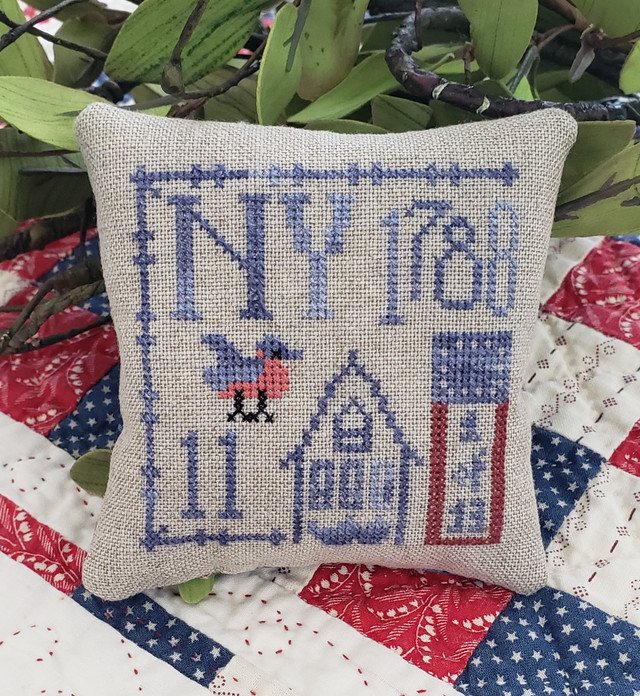 Statehood Splendor #22 - New York - Cross Stitch Pattern