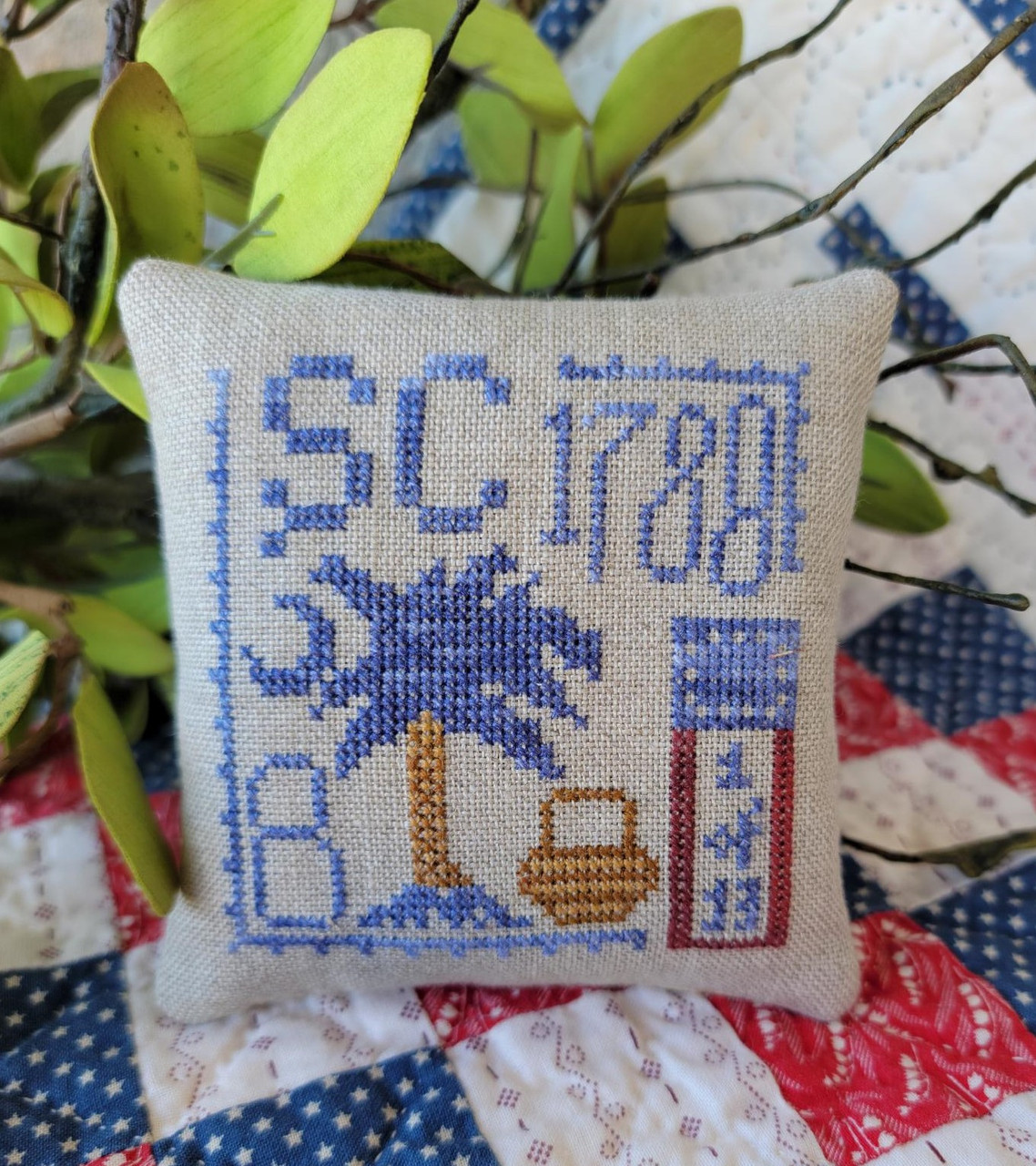 Statehood Splendor #16 - South Carolina - Cross Stitch Patte