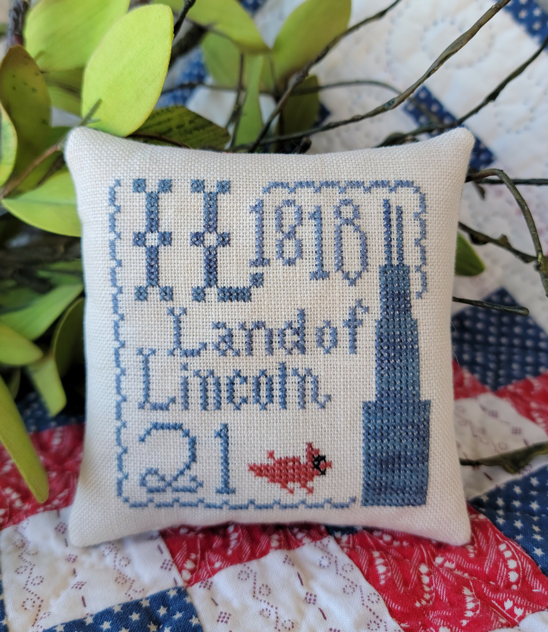Statehood Splendor #15 - Illinois - Cross Stitch Pattern