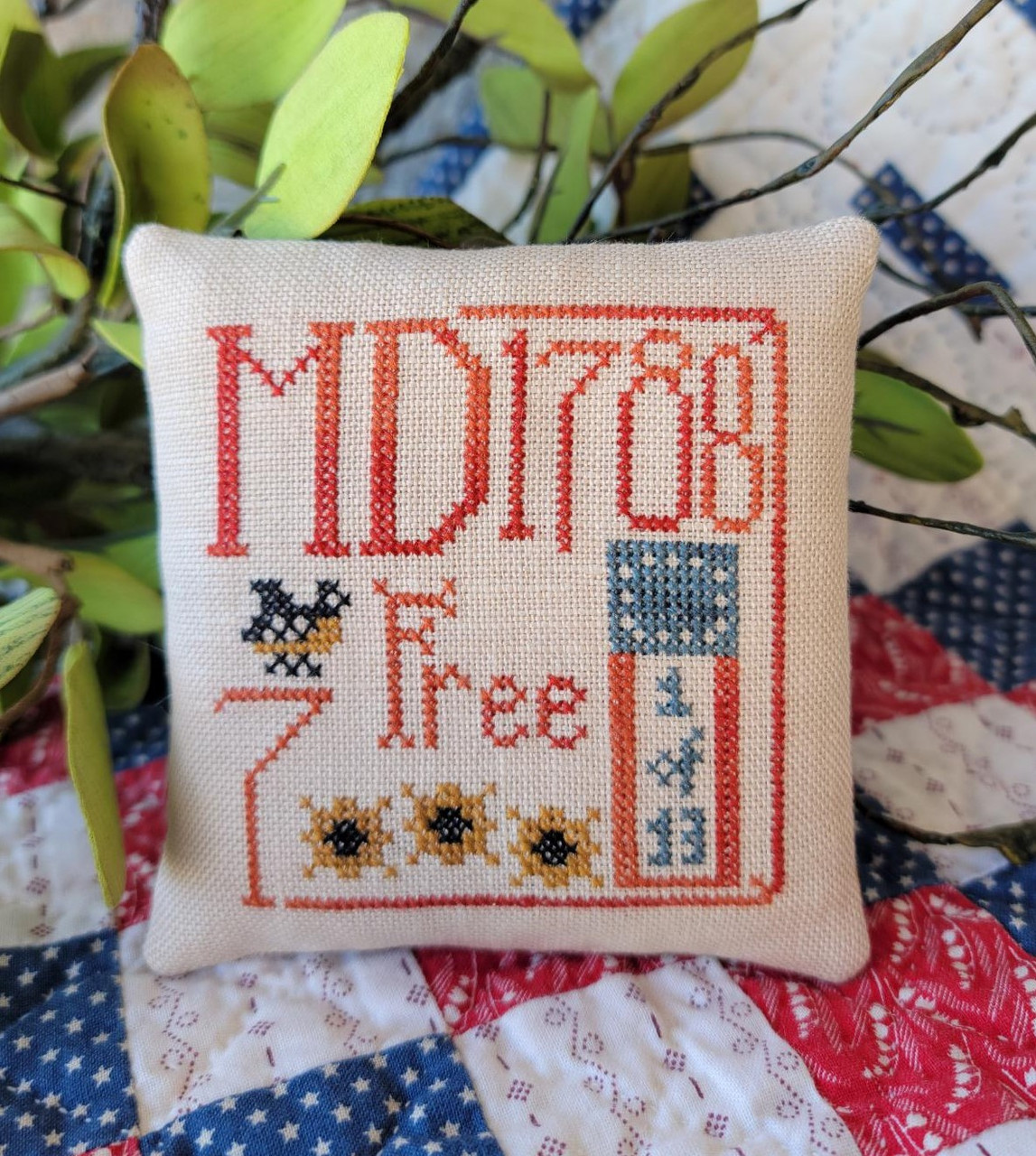 Statehood Splendor #14 - Maryland - Cross Stitch Pattern