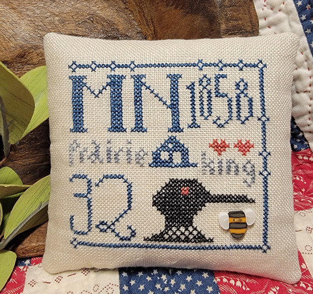 Statehood Splendor #42 - Minnesota - Cross Stitch Pattern