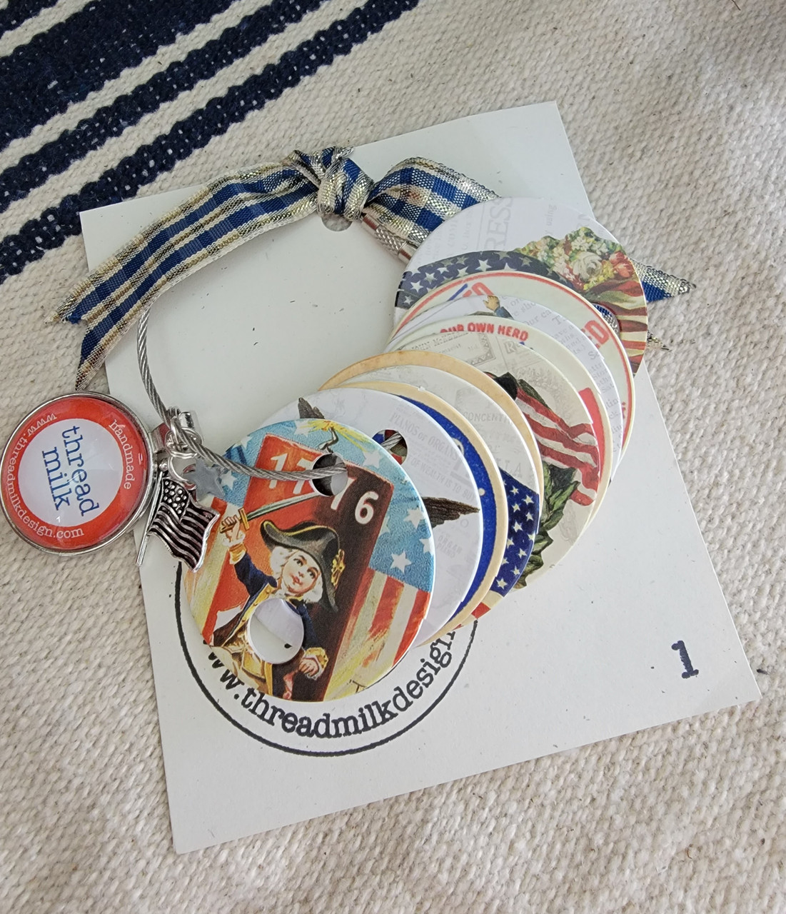 Patriotic Thread Milk - Set 1 - Floss Drops 