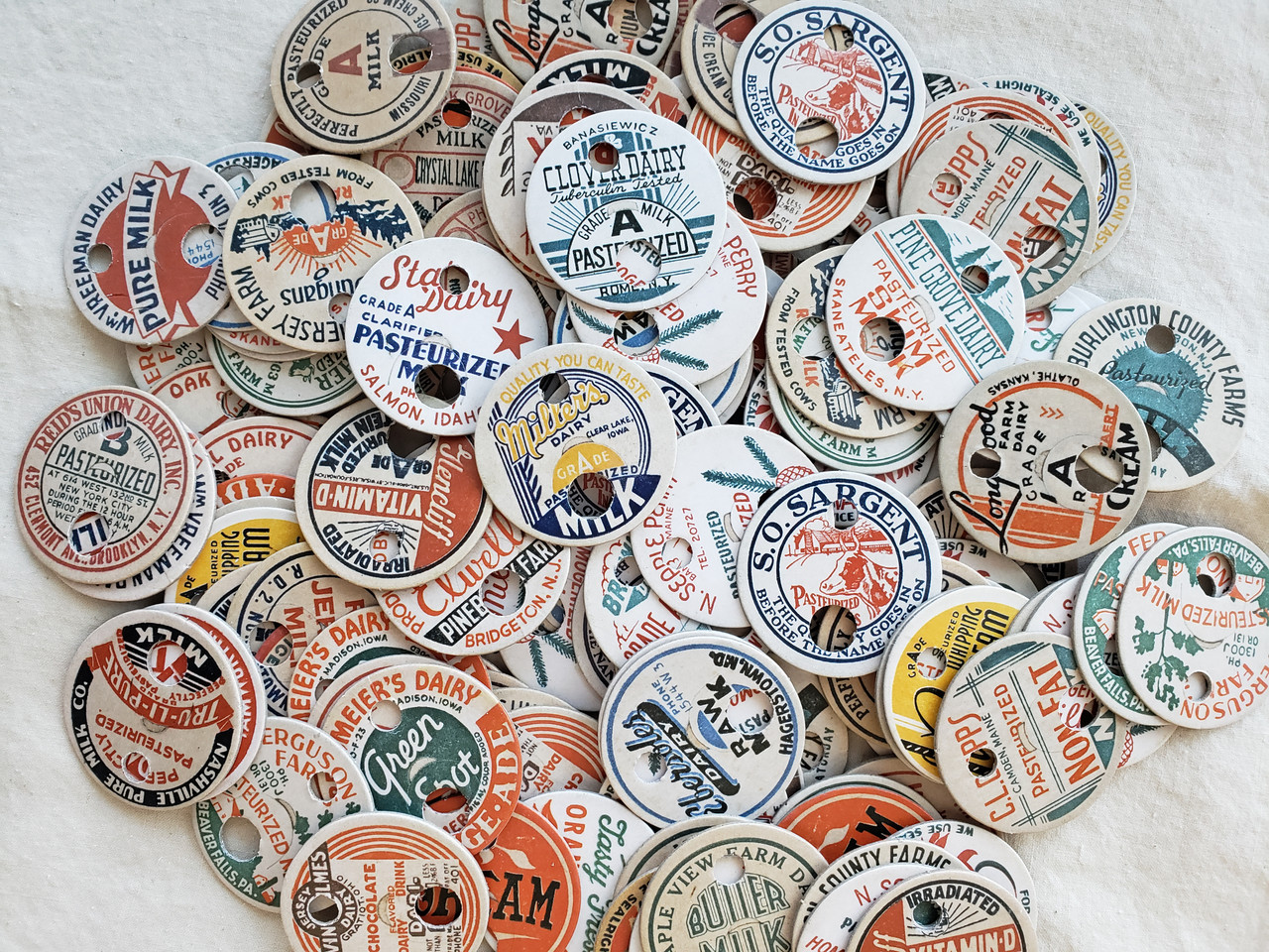 Thread Milk - Pack Of 50 Milk Caps - Floss Drops 