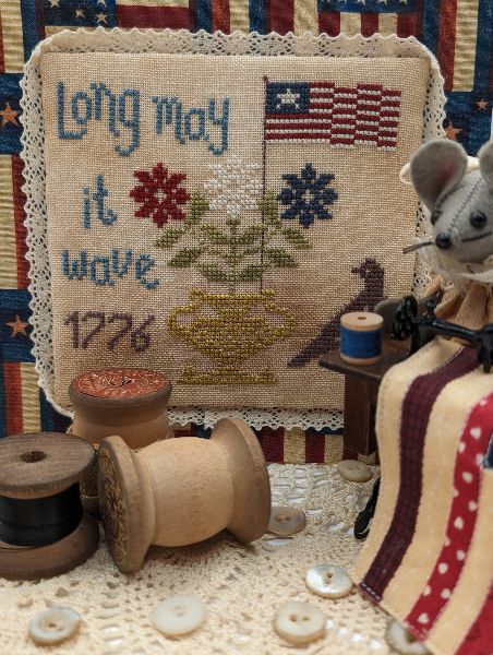 Long May It Wave - Cross Stitch Pattern
