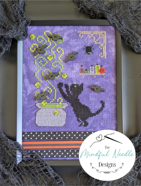 Trouble Brewing - Halloween Cross Stitch Pattern