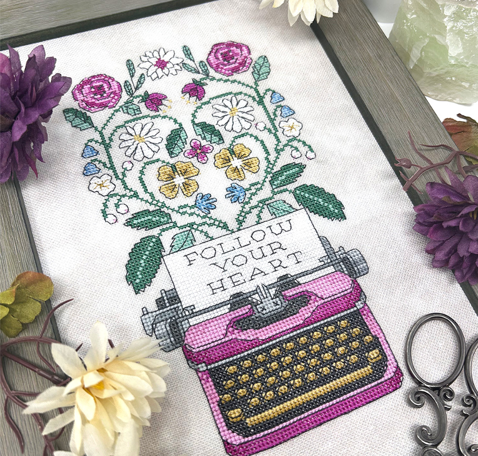 Follow Your Heart - Cross Stitch Pattern