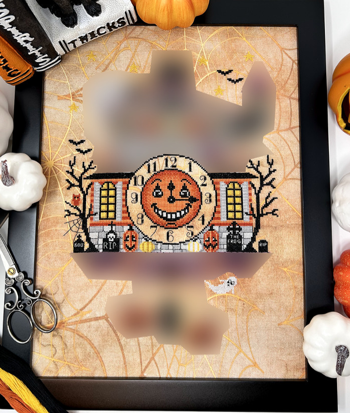 The Haunted Cuckoo Clock Part 2 - Halloween Cross Stitch  