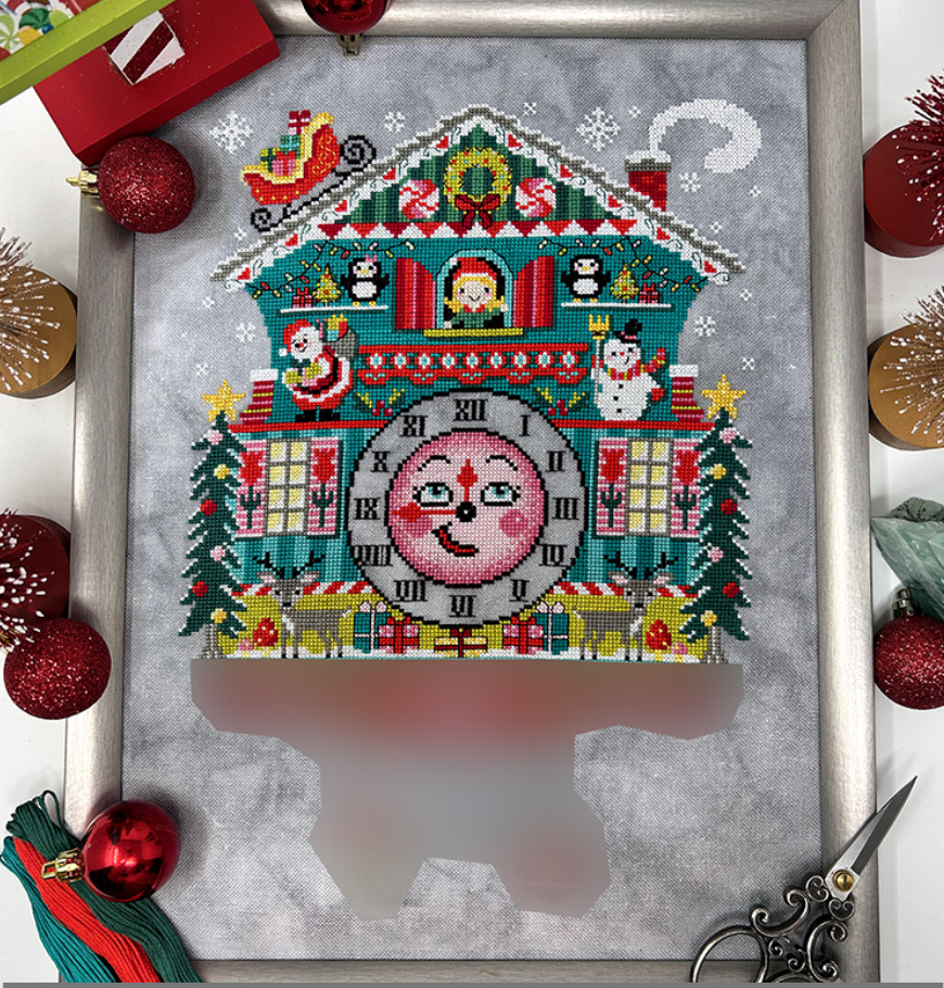 Christmas Cuckoo Clock 3 - Cross Stitch Pattern