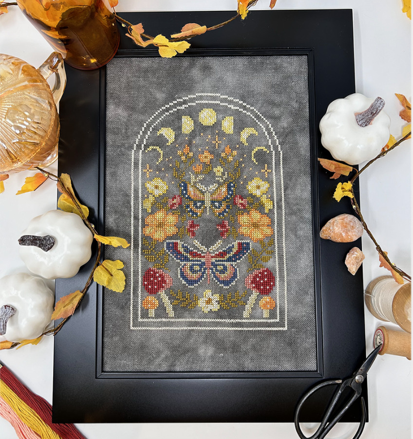 Autumn Night Garden - Cross Stitch Pattern
