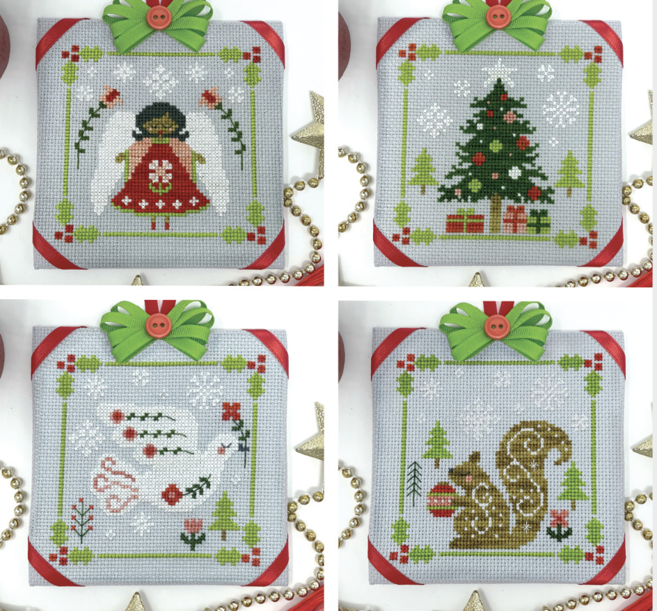 Ornament Series Parts 5-8 - Christmas Cross Stitch Pattern