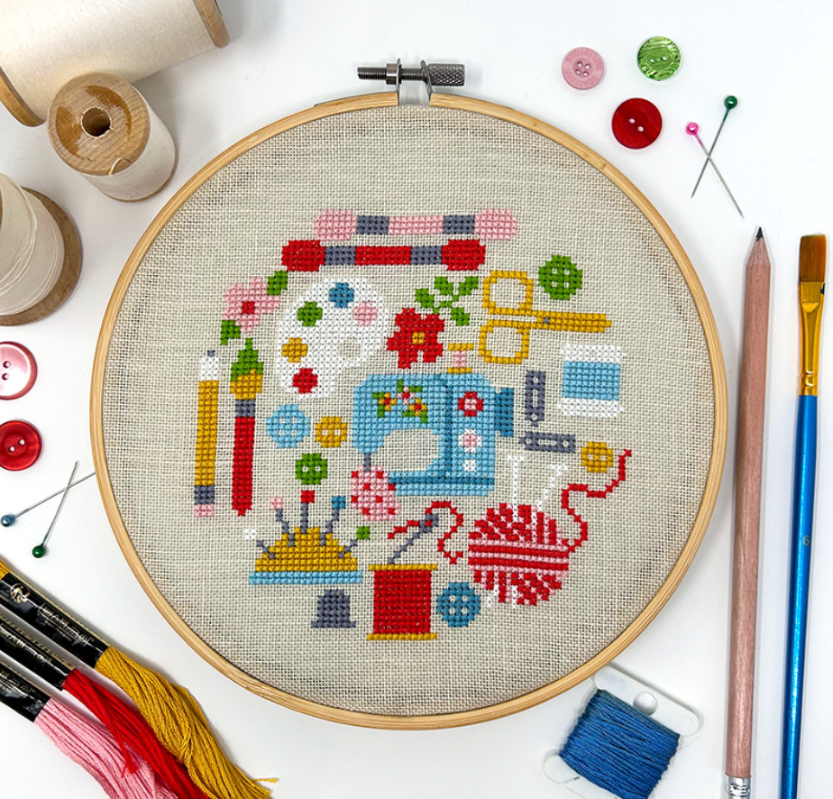 Oh Sew Crafty - Cross Stitch Pattern