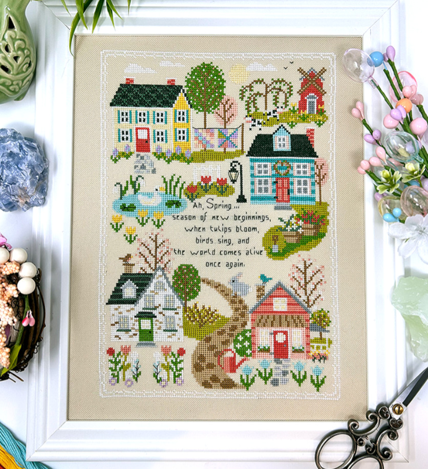 Spring Traditions Sampler - Cross Stitch Pattern