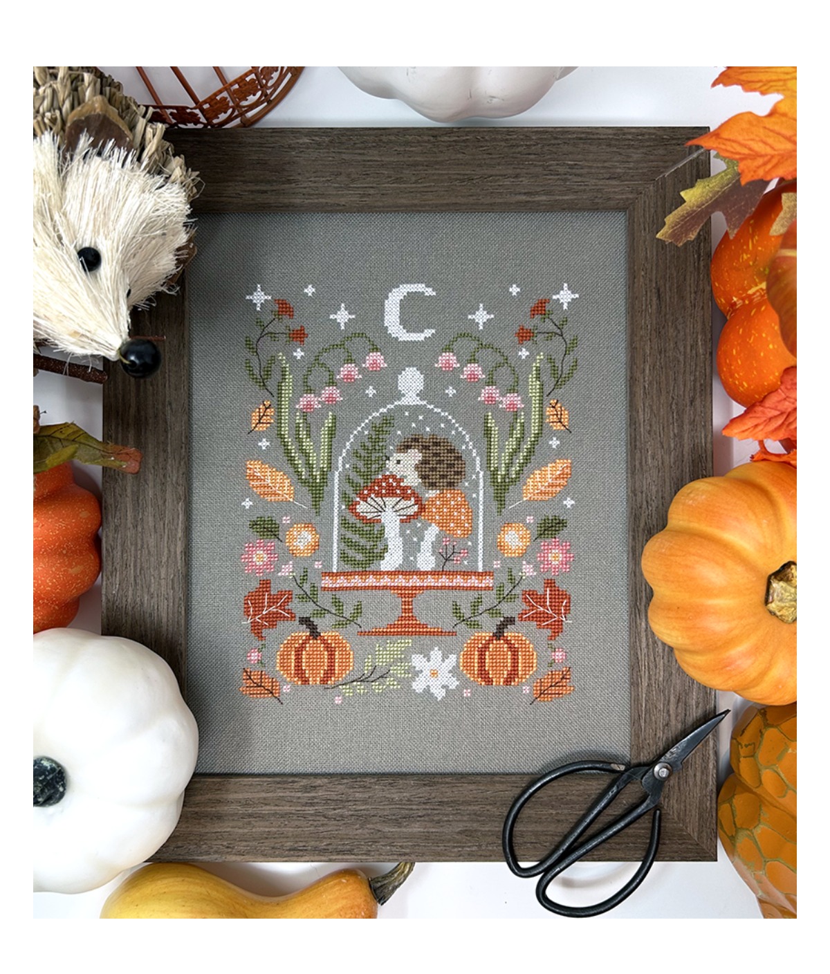 Fall Bell Jar - Cross Stitch Pattern
