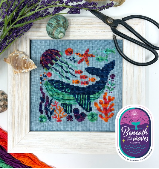 Midnight Ocean - XStitch The Rainbow - Cross Stitch Pattern