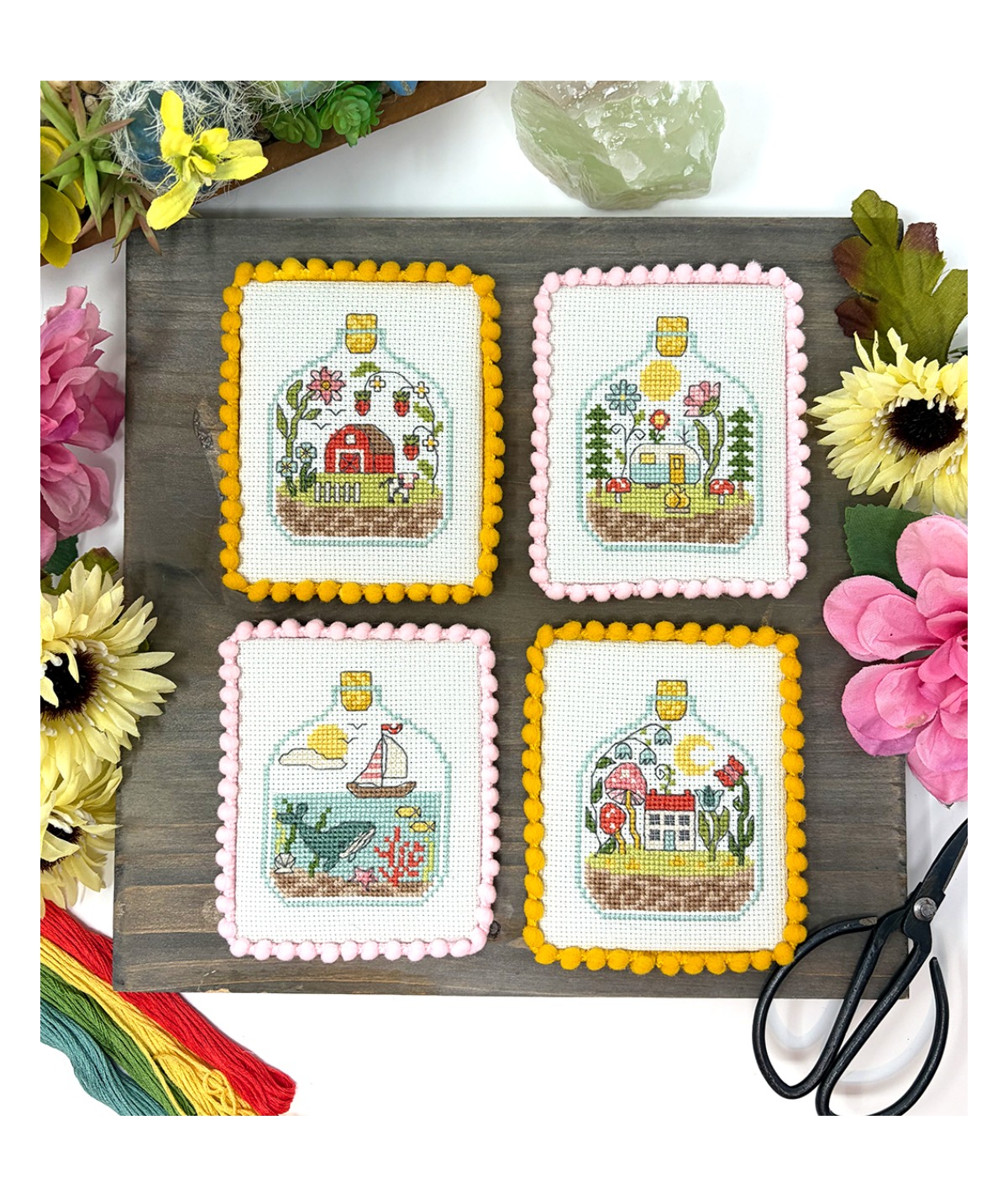 Summer in 4 Bottles - Cross Stitch Pattern