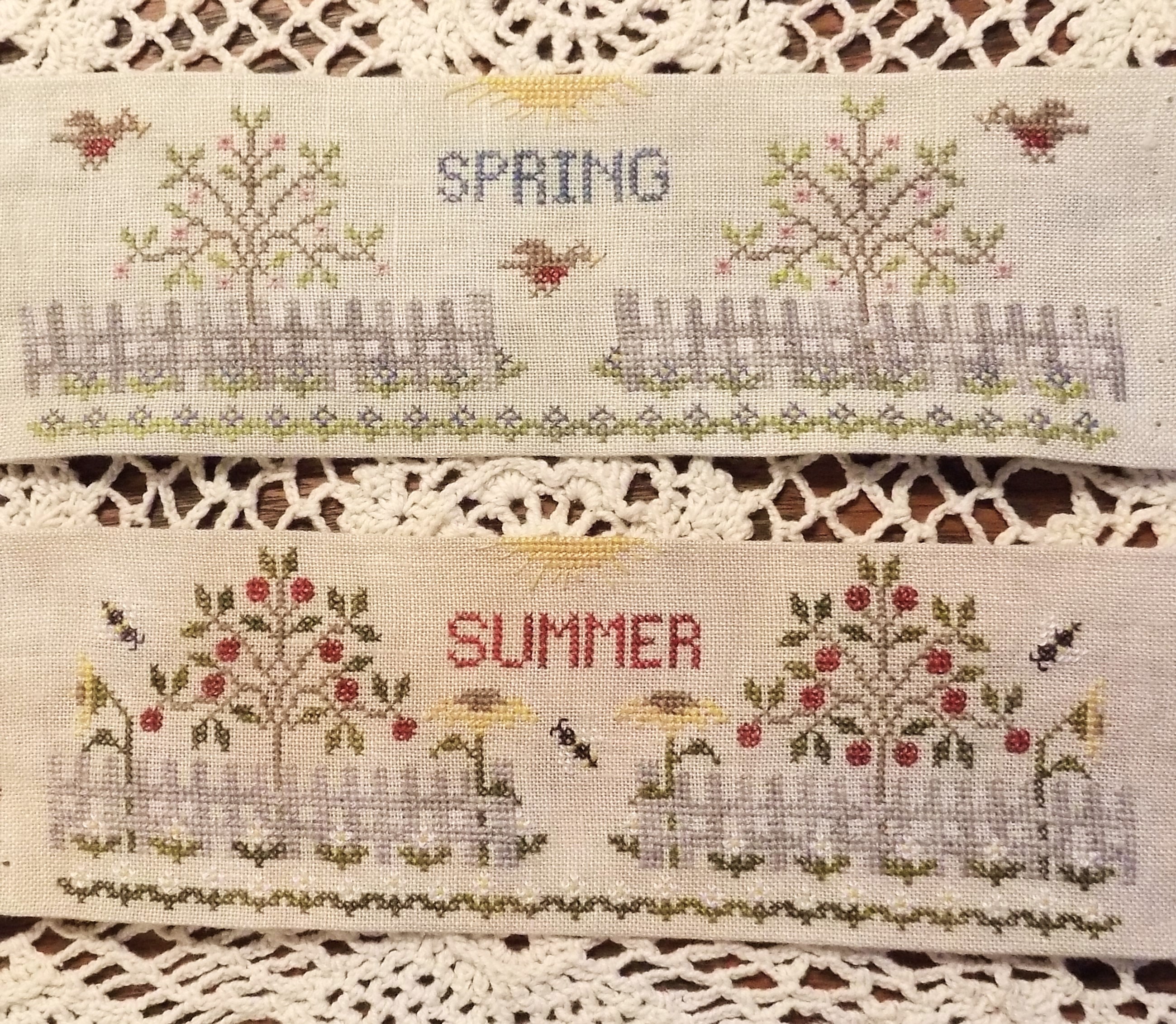 Seasonal Spools - Spring & Summer - Cross Stitch Pattern