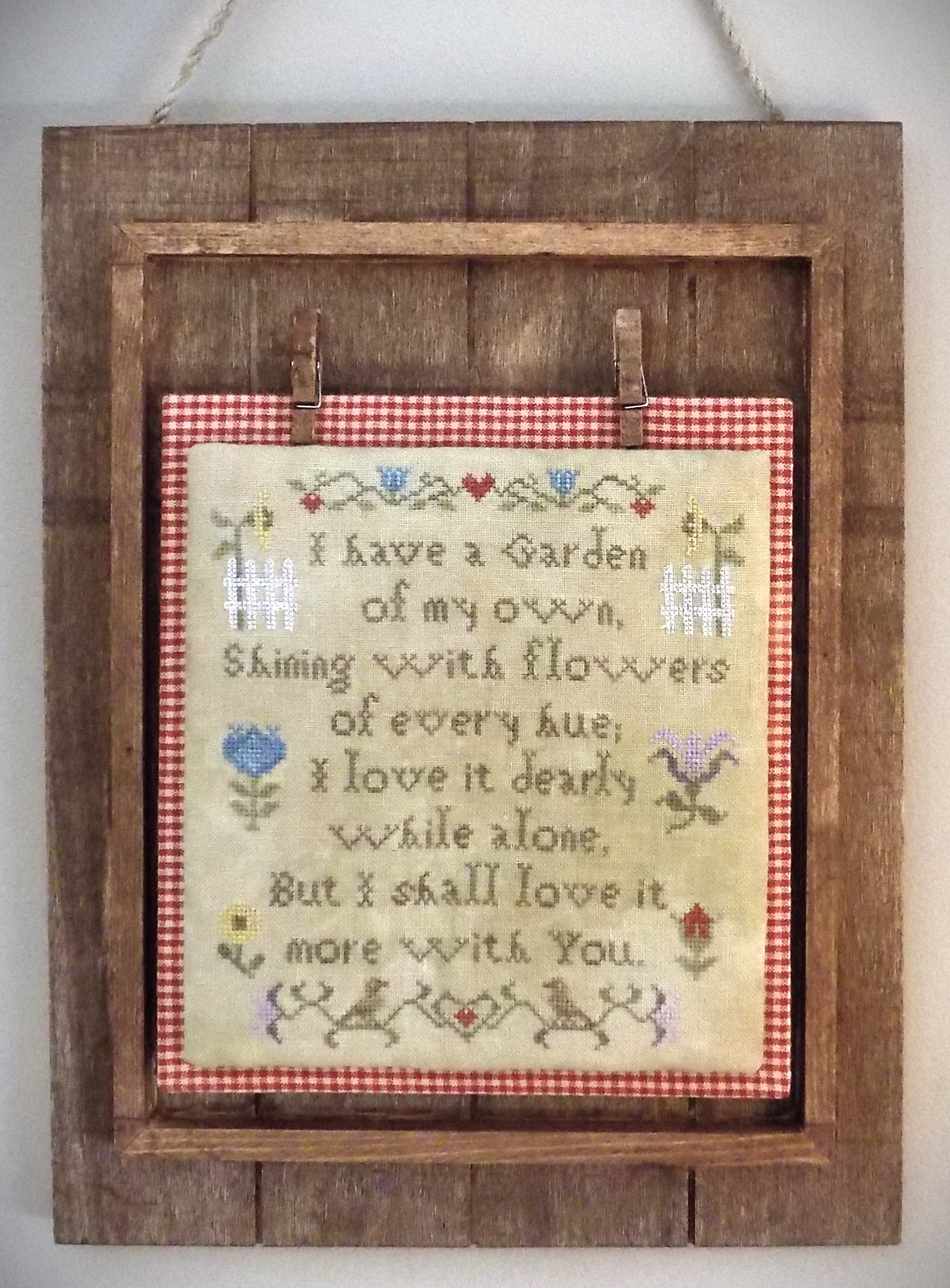 A Garden Of My Own - Cross Stitch Pattern