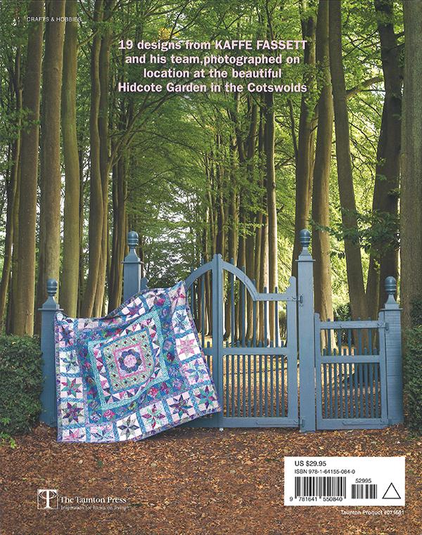 Kaffe Fassett's Quilts in the Cotswolds Book, different perspective #1, zoomed in. Select this picture to zoom back out.