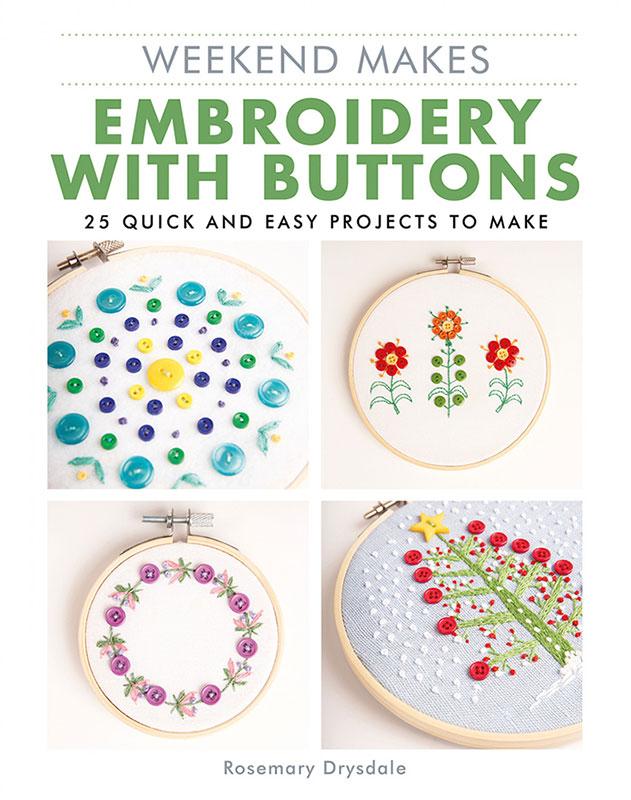 Weekend Makes Embroidery w/ Buttons - Embroidery 