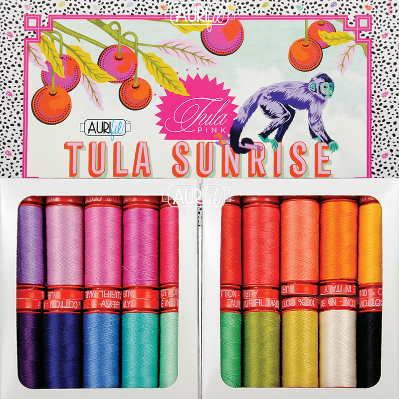 Tula Sunrise 50wt Aurifil Threads