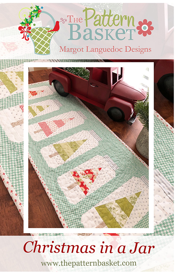 Christmas Jars Table Runner - Quilt Pattern